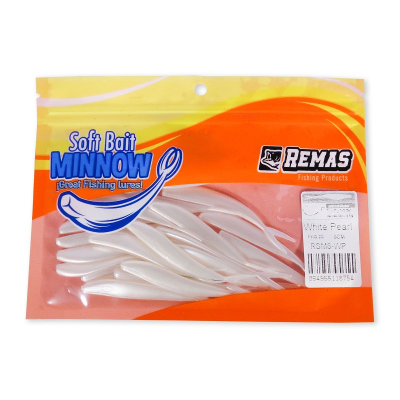 Remas Soft Bait Minnow Paqx20 8cm