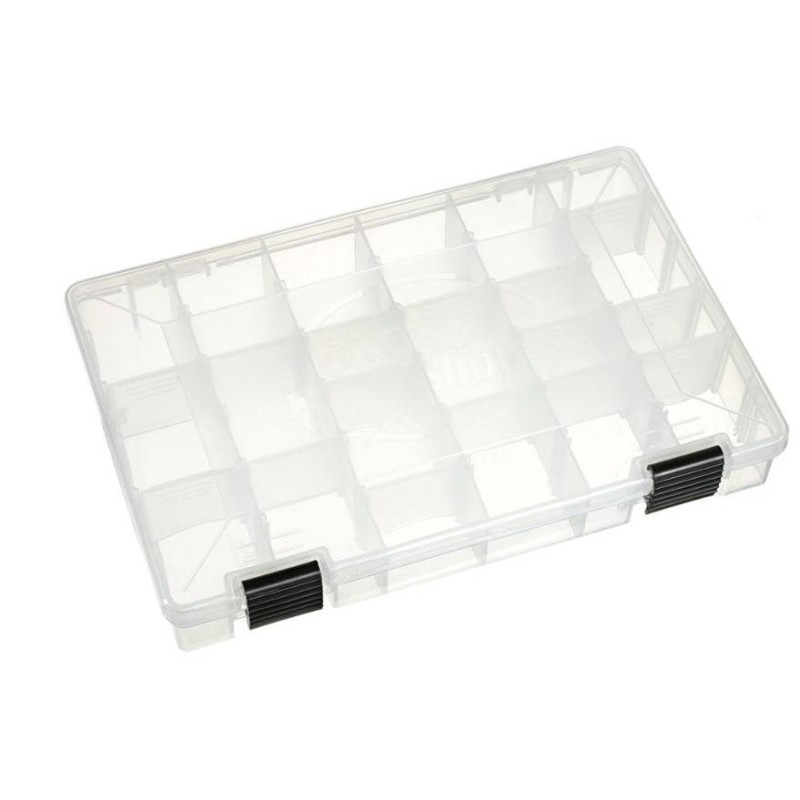 Caja Bass Pro Shops para señuelos con divisiones ajustables