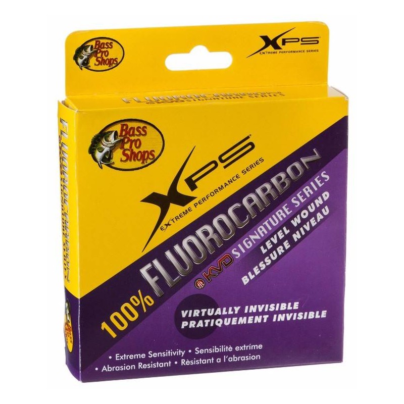 Línea Bass Pro Shops 100% Fluorocarbono XPS KVD