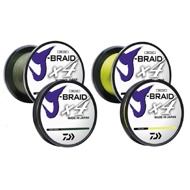 Línea Trenzada Daiwa J-Braid x4