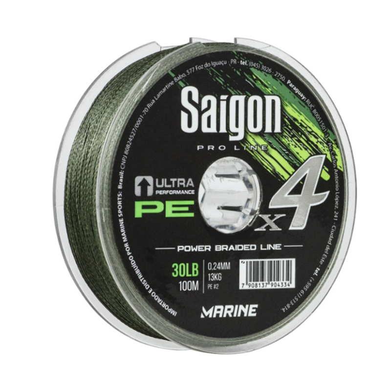 Línea Trenzada Marine Sports Saigon x4